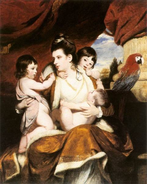 Lady Cockburn and her 3 eldest sons EUR